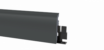 Плинтус гибкий Arbiton VIGO 60 АНТРАЦИТ 60х15х2200 мм